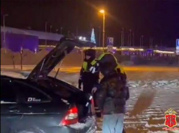 Полиция пресекла дрифт-шоу у «Газпром Арены» в Петербурге