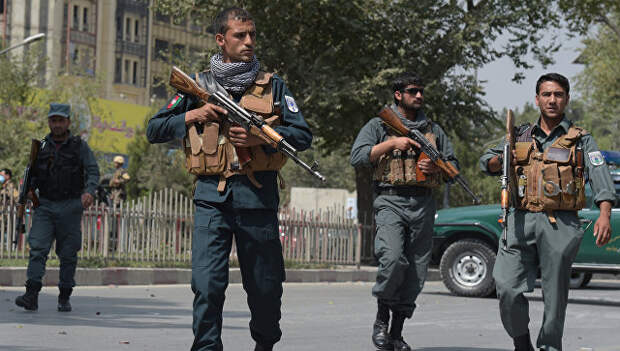 Силы безопасности Афганистана в Кабуле. Архивное фото
