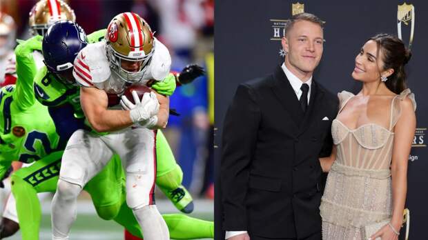 Christian McCaffrey Bruise Cut Injury Olivia Culpo