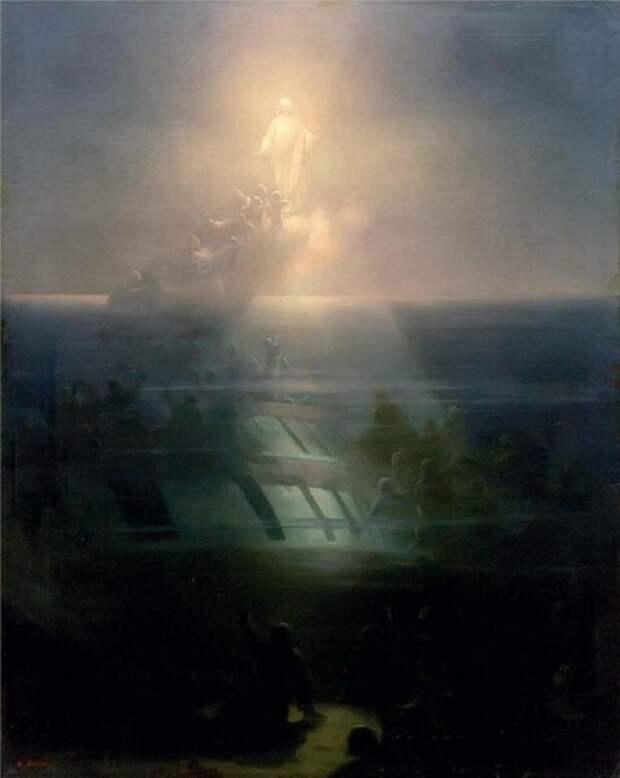 Иван Айвазовский, «Гибель корабля “Лефорт”» (1858). Холст, масло 102 х 81 см. Центральный военно-морской музей, Санкт-Петербург, Россия