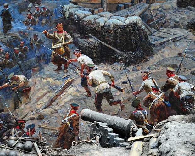 Штыковая атака при обороне Севастополя