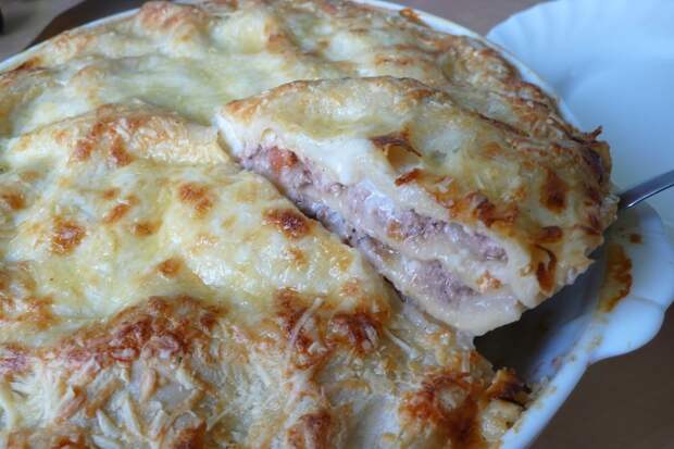 Лазанья Болоньезе с соусом Бешамель еда, лазанья, своими руками