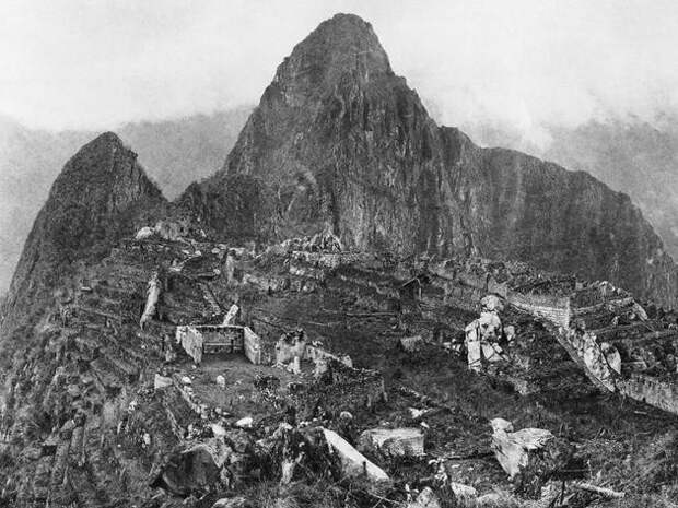 Первое фото таинственного города инков Мачу-Пикчу, сделанное сразу после его обнаружения, 1912 год.  история, ссср, факты