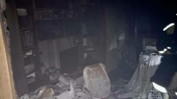 Пожар в Яровом / Фото: МЧС Алтайского края