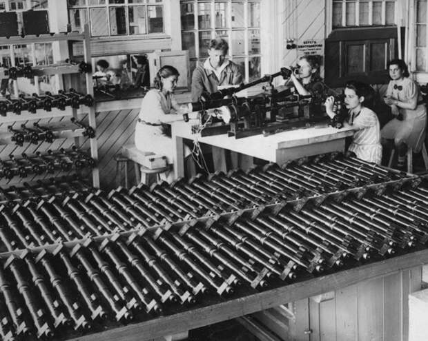 Как производили оружие во время второй мировой войны вторая мировая, завод, история, оружие