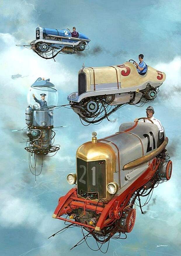 Гонщики. Гонщики. Альтернативные Миры, творчество, художники