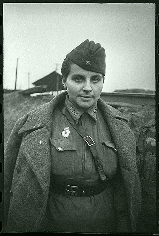 Гвардии медсестра А.С. Алимова, участница боев за Сталинград, 1942. Великая Отечественная война, СССР, история