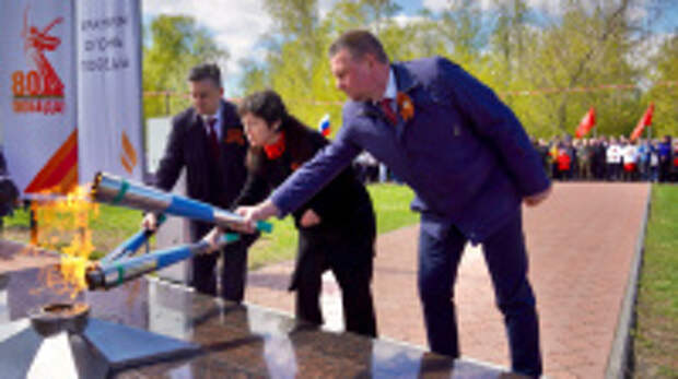 Ивановская область присоединилась к Всероссийской акции зажжения Вечных огней «Храним Огонь Победы»