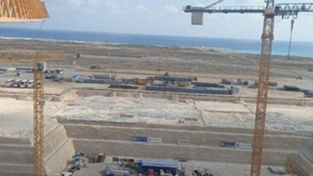 Строительная площадка в Египте / Фото предоставлено Сергеем Гореловым