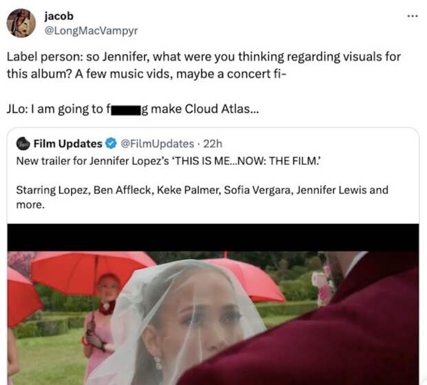 jennifer lopez cloud atlas tweet