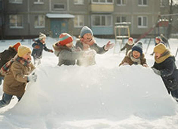 Не ругайте заснеженных детей