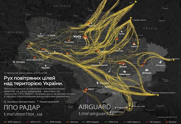 ‼️🇺🇦🏴‍☠Самая массированная атака за всё время: Украину атаковала почти тысяча (!)