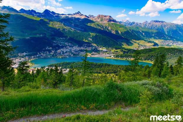 engadin valley, switzerland engadin valley