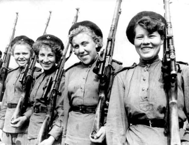 советские женщины снайперы Великой Отечественной войны