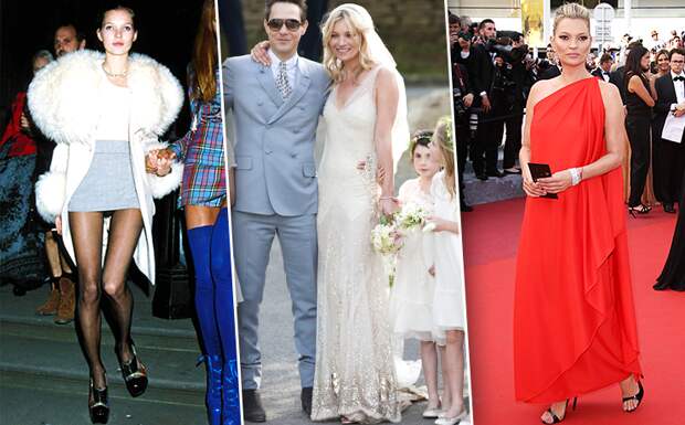 Модная эволюция Кейт Мосс: как менялся стиль британской супермодели