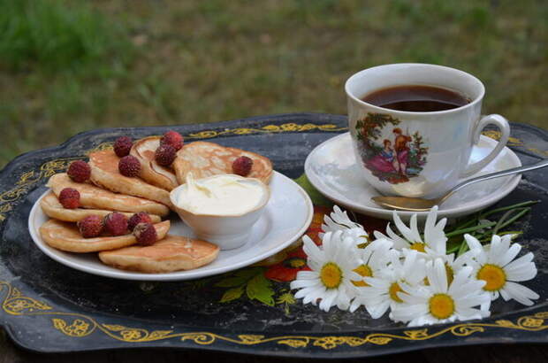 Кукурузные оладьи