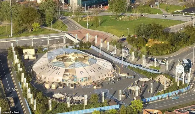 В Англии открылся первый в мире вертипорт для дронов и воздушных такси