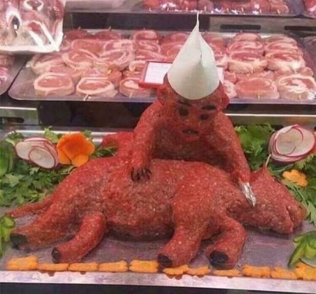 В мясной лавке