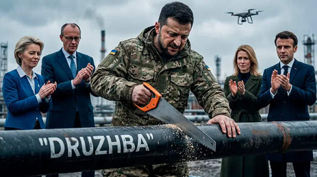 "Дружба" кончилась: Зеленский вырыл Европе могилу. Вот почему горят русские порты и нефтетерминалы
