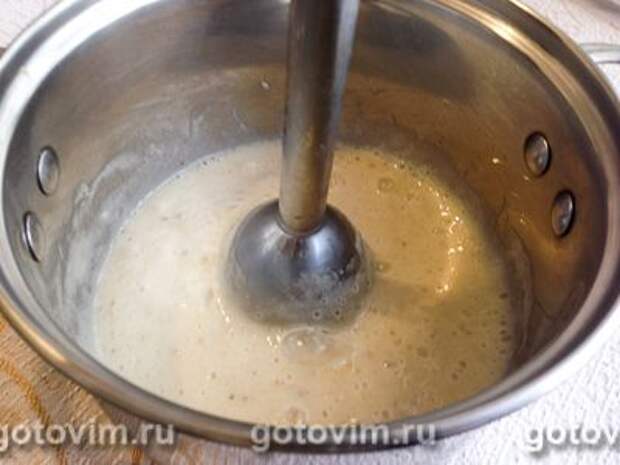 Фотографии рецепта Творожно-банановый торт из печенья без выпечки, 02 Творожно-банановый торт из печенья без выпечки, Шаг 02