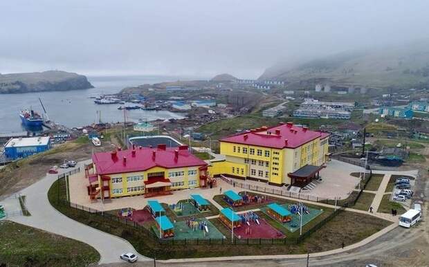 Новый детский сад с бассейном открыт на Курильских островах Хорошие, добрые, новости, россия, фоторепортаж