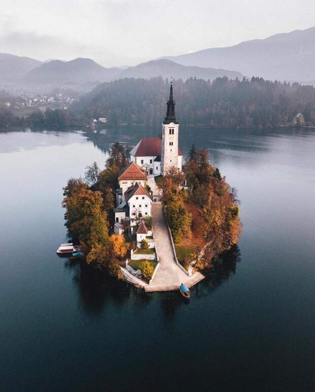 Lake Bled, Slovenia красивые места, мир, планета, природа, путешествия