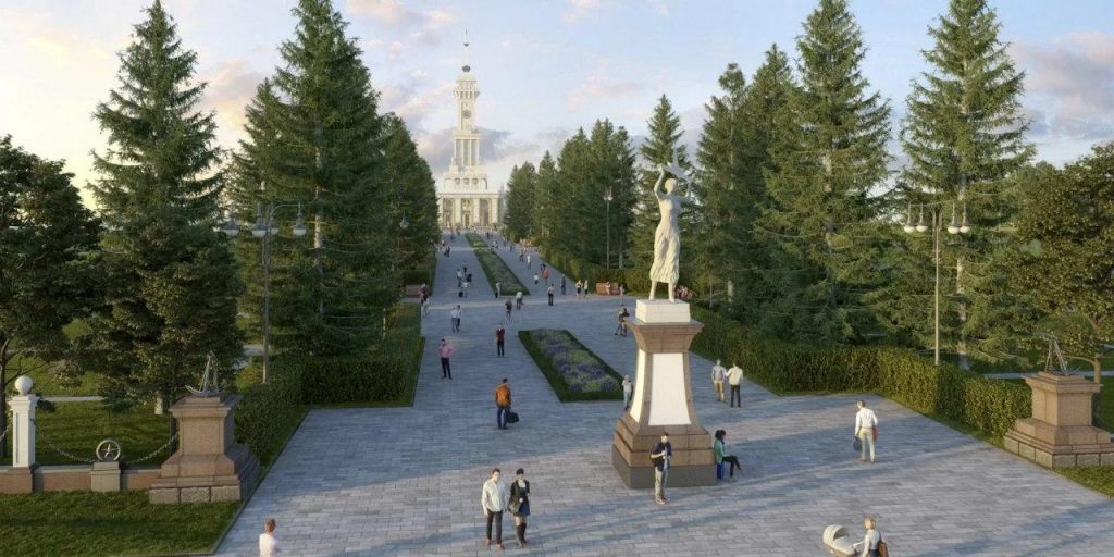 Собянин: Реставрацию Северного речного вокзала завершат ко Дню города. Фото: mos.ru