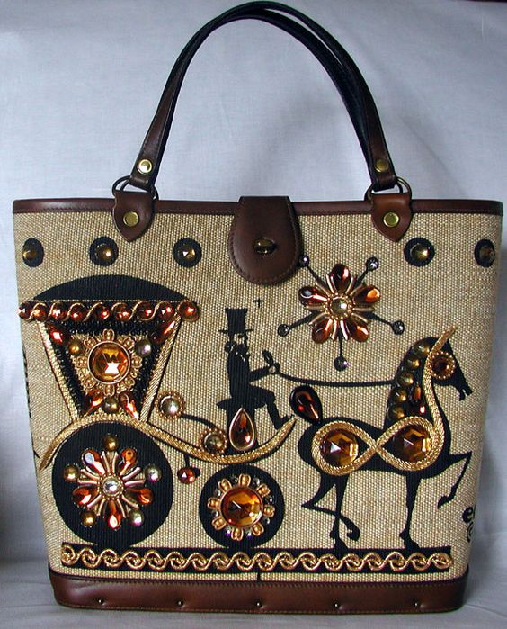 Enid Collins Vintage Handbag  CARRIAGE TRADE: 