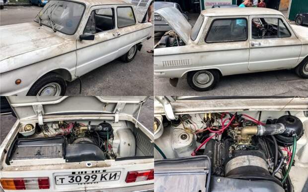 Много пыли, зато без следов коррозии ЗАЗ 968, авто, автомобили, заз, запорожец, капсула времени, ретро авто, янгтаймер