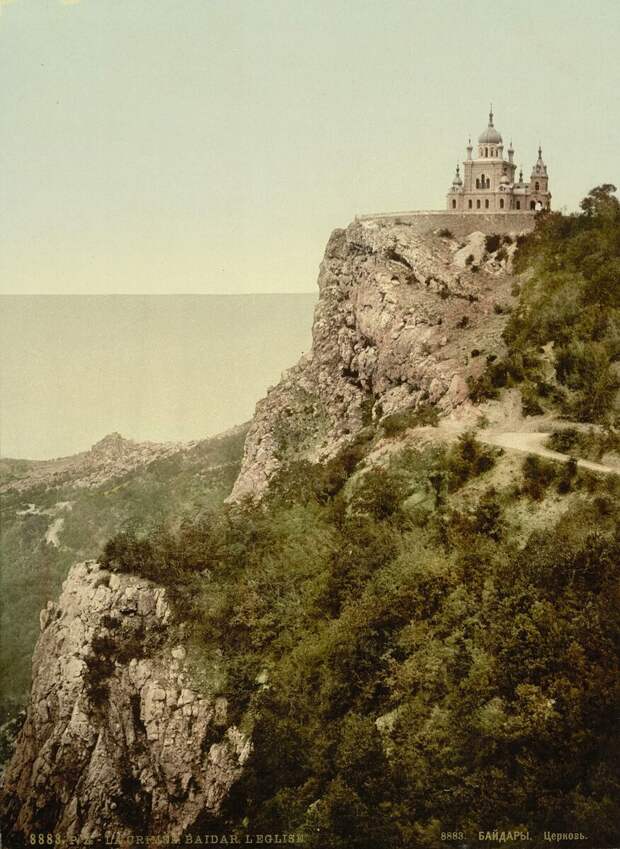 Храм Воскресения Христова. Фото сделано в 1896 году. 
