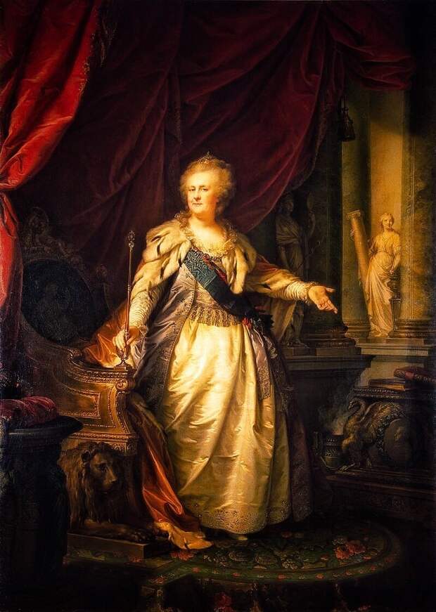 Екатерина  II (художник Лампи Иоганн Баптист) 