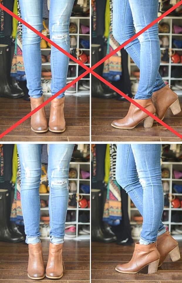 Как правильно обрезать ноги на фото