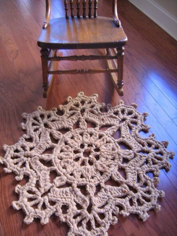Rag Crochet Rug