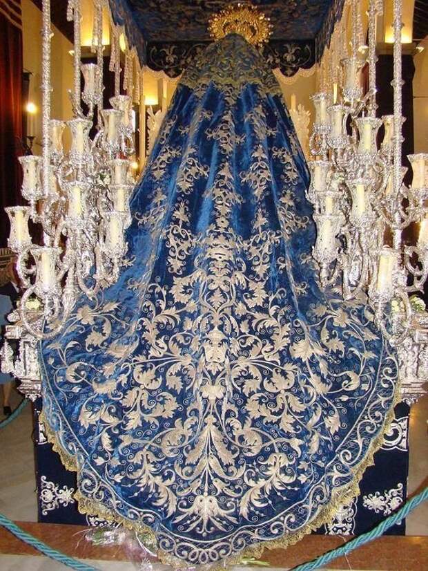 Манто для короля Испании, 1850-е вышивка, искусство. шитье, красота, старинные
