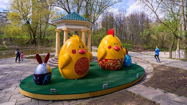 В парках Москвы подготовлена праздничная программа к Пасхе