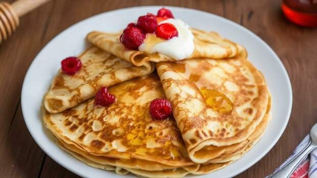 Блины / Изображение сгенерировано нейросетью GigaChat / amic.ru