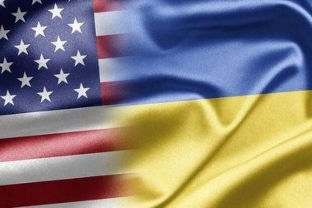Украина, США, флаг