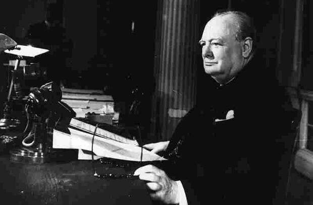 Радиообращение Уинстона Черчилля. Фото: kunc.org