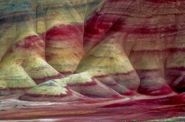 Раскрашенные холмы в штате Орегон