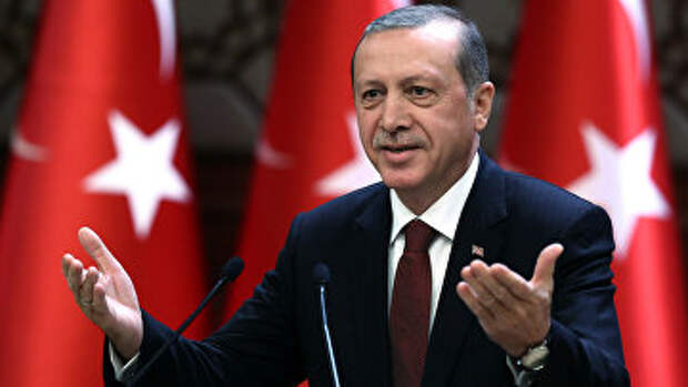 Президент Турции Тайип Эрдоган . Архивное фото