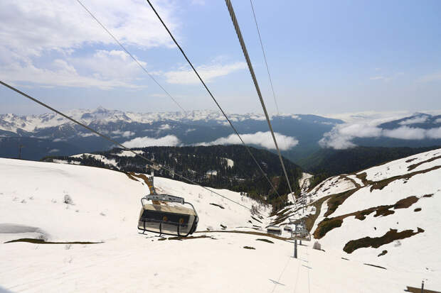 Синоптик Макарова: плюсовые температуры установились на горнолыжных курортах РФ
