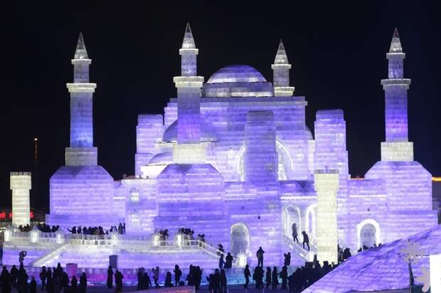 Харбинский фестиваль льда и снега харбин, Китай, Снег, скульптура, фестиваль, длиннопост