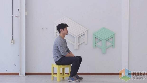 Складные стулья: из 2D в 3D