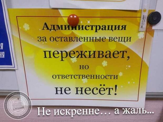 Не искренне… а жаль...