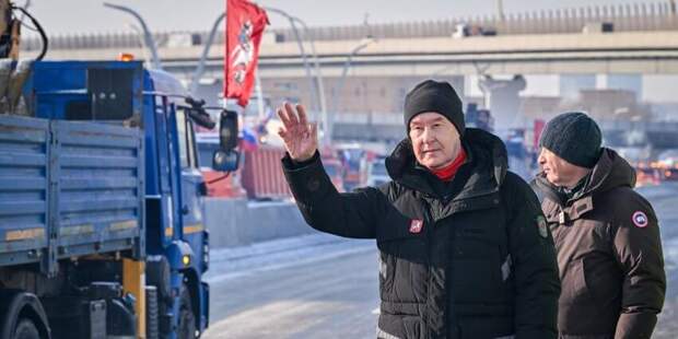 Собянин открыл новые путепроводы на пересечении Южной рокады и МСД