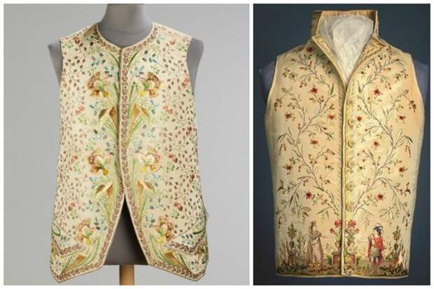 И прочие мужские жилеты 18-го века вышивка, искусство. шитье, красота, старинные