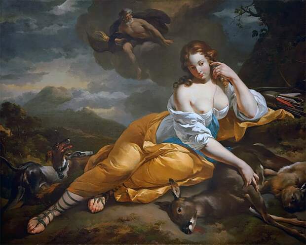 Николо Питерс Берхем, Зевс и Каллисто, 1656