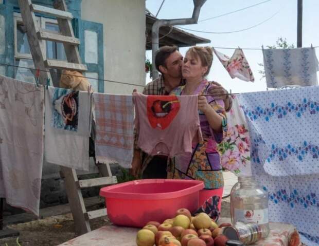 Артем Алексеев и Анна Уколова на съемочной площадке