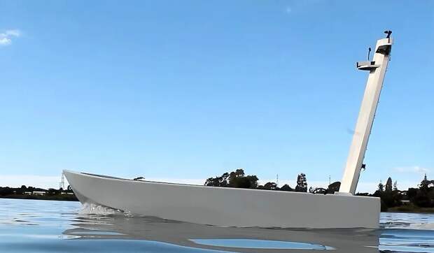 В Новой Зеландии представлен надводный беспилотник с реактивным двигателем