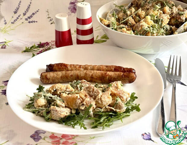 Картофельный салат "запечённый"